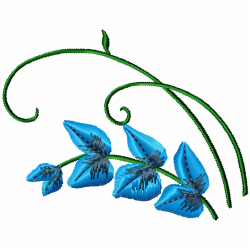 Flowers And Tree Embroidery Design 2 Flowers And Tree Embroidery Design 2
